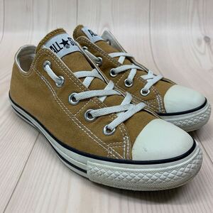 JFK1 CONVERSE コンバース ALL STAR オールスター ローカットスニーカー カジュアルスニーカー ライトブラウン キャメル レディース 23cm