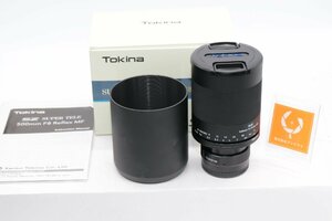 同梱歓迎【極上品/動作保証】TOKINA トキナ SZ SUPPER TELE 500MM F8 REFLEX MF (マイクロフォーサーズマウント、取説、元箱付） #4308