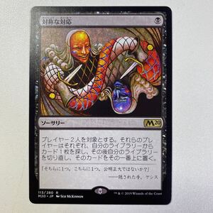 対称な対応　日本語 MTG M20