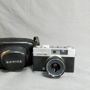 ●　6/12　262389　KONICA　EEmatic　フィルムカメラ　1：2.8　f=40ｍｍ　レトロ　現状品　コニカ