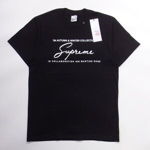 未使用品 24aw Supreme Martine Rose Tee Black S シュプリーム マーティンローズ Tシャツ