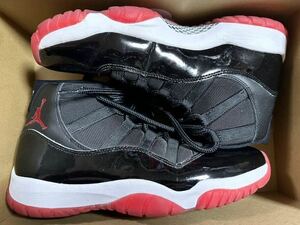 AIR JORDAN11 黒赤　28.5cm 2019年製　エアジョーダン11 BRED ブリッド