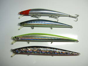 DUO　デュオ　TideMinnow　タイドミノー120　140　スリム　美品4点セット！！1円スタート！！シーバス