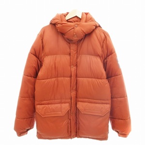 ザノースフェイス THE NORTH FACE Camp Sierra Short 中綿ジャケット ブルゾン ロゴプリント フード付き XL オレンジ NY81931 /FT