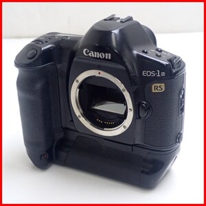 ☆1円 Canon/キャノン 35mm フォーカルプレーンシャッター式 一眼レフ フィルムカメラボディ EOS-1N RS/ジャンク品&1914500012