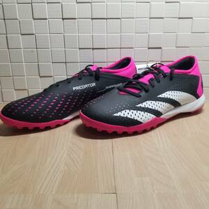 送料無料・新品未使用！！アディダス adidas サッカーシューズ トレーニング / PREDATOR ACCURACY 3.L TF / ブラック 定価9350円 24.5ｃｍ