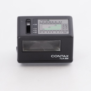 CONTAX コンタックス TLA200 ストロボ ブラック Shoe Mount Flash Black for G #9914