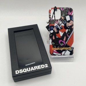 １円～　60　同梱不可　②　DSQUARED2　ディースクエアード　iPhoneケース　11pro　S82IT0094SJ55000001FW20　チロ＆ヒルデガルドデザイン