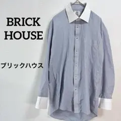 ブリックハウス　BRICK HOUSE スリムフィット 長袖シャツ M