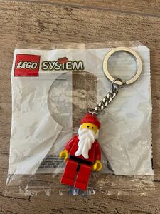 未使用 LEGO レゴ SYSTEM システム 1996年発売 ミニフィギュア キーチェーン サンタクロース クリスマス サンタ キーホルダー 背中にロゴ