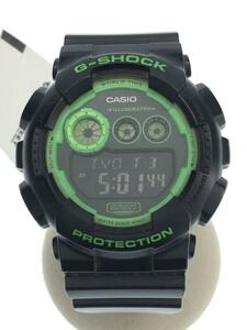 CASIO◆クォーツ腕時計・G-SHOCK/デジタル/BLK