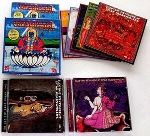 【送料無料】貴重盤CD7枚[ ELECTRIC PSYCHEDELIC SITAR HEADSWIRLERS Vol.5 Vol.6.7.8.9.10 Vol.11]シタールorエレクトリックシタール楽曲