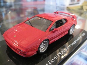 即決可★イタリアエデイコラ1/43ロータスエスプリ V8 25th アニバーサリーED-2002 レッド★