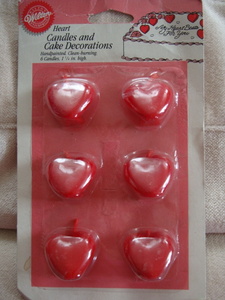 新品未使用　ウィルトン　キャンドル　ハート　Wilton Heart　Candles　