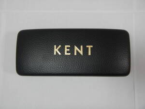 【★未使用 保管品★】ケント KENT メガネケース サングラスケース のみ　※付属品あり：クロス(めがね拭き)付き※