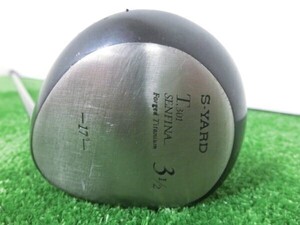 ♪S-YARD エスヤード T.301 3 1/2W フェアウェイウッド 17°/純正 シャフト NEW DESIGNED GRAPHITE SHAFT FLEX-L レディース G0848♪