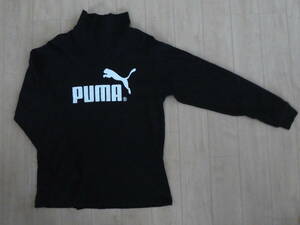 美品★2～3回着　puma★　★　タートルネックのトップス　ブラック★　1６0cm　