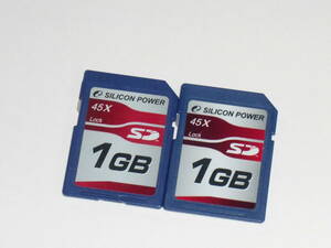 動作保証！SILICON POWER SDカード 1GB 2枚セット