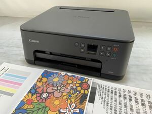 ★印刷枚数171枚 動作確認済み Canon キヤノン インクジェットプリンター TS7530 おまけインク付き ブラック A4 Wi-Fi 中古品 管理K361