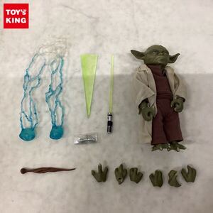 1円〜 ジャンク 箱無 ホットトイズ ムービー・マスターピース 1/6 MMS495 STAR WARS ヨーダ