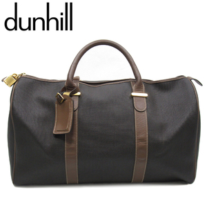 ダンヒル ボストンバッグ トラベル 旅行用 バッグ メンズ ヘリンボーン dunhill 中古