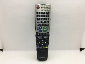 SHARP　リモコン　GA826WJSA　中古品F-2828