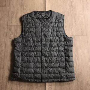 100円スタート☆ UNIQLO ユニクロ　メンズサイズ　ultra light down ウルトラライトダウン　軽量　ダウンベスト