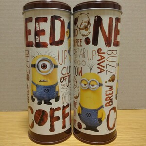 USJ 限定 minions minion コーヒー缶 缶ケース 缶 ケース 収納 ユニバ ミニオンズ ミニオン コレクション インテリア おしゃれ 置物 飾り