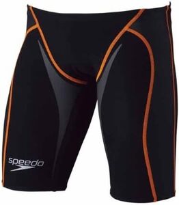 定価9900円 M Speedo スピード メンズ 男子 競泳 水着 スパッツ ブラック 黒 水泳 スイミング ウェア ハーフ 未使用 プール SD78C51