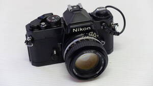 NIKON フィルムカメラ FE MF-12 データバック/レンズ 付属