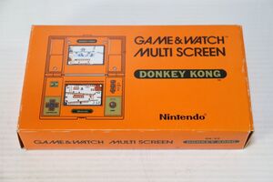 Nintendo GAME&WATCH /DONKEY KONG/ ゲームウォッチ 任天堂 ドンキーコング /DK-52 マルチスクリーン 箱説付