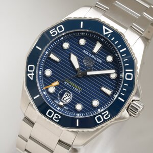 タグホイヤー TAG HEUER 腕時計 アクアレーサー プロフェッショナル 43mm WBP201B.BA0632 青文字盤 自動巻 極美品 [質イコー]