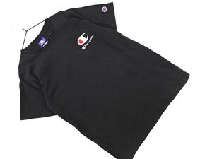 Champion チャンピオン ロゴ カットソー size160ｃｍ/黒 ■■ ☆ eja9 子供服