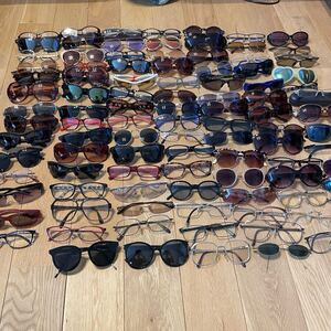 ブランドサングラス、メガネ100本まとめ売り① GUCCI、saint laurent、GENTLE MONSTER、RODENSTOCK、RALPH LAUREN、POLICEなど他多数あり