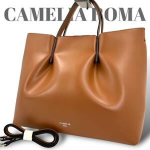 カメリアローマ　camelia roma 2WAYショルダーバッグ　トートバッグ