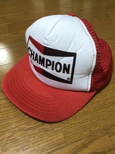 ビンテージ CHAMPION SPARK SNAPBACK CAP チャンピオン スパークプラグ 染込み スナップバック キャップ　送料無料