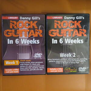 【中古美品DVD】Lick Library Rock Guitar In 6 weeks (直輸入品；6巻セット)　英語だけど良く分かります