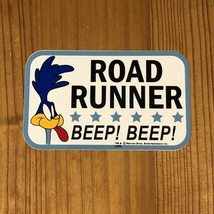 ロードランナー road runner ステッカー mooneyes シール デコ ステッカー ムーンアイズ BEEP BEEP スクエア square