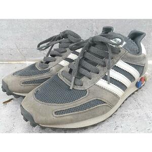 ◇ adidas アディダス AQ4928 LA Trainer OG エルエー トレーナー スニーカー シューズ 23.5ｃｍ グレー ホワイト レディース