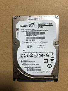 2.5インチHDD Seagate Laptop Thin HDD 320GB 5400RPM SATA 動作品 