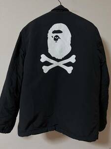 A BATHING APE エイプ　コーチジャケット　裏ボア　クロスボーンJACKET