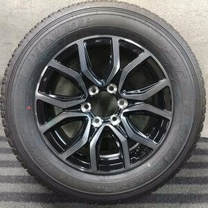 PT9349①■265/60R18 DUNLOP GRANDTREK PT トヨタ純正 7.5J 6H ＋30 PCD139.7 2023年 夏タイヤ★条件付送料無料★バリ溝 ほぼ未使用 スペア