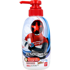 まとめ得 ZENBU WASH 爆上戦隊ブンブンジャー フレッシュシャボンのかおり 300mL x [5個] /k