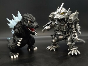 フジミ チビマル ゴジラ＆メカゴジラ（３式機龍〈改〉完成品