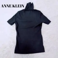 『ANNE KLEIN』 アンクライン （M） 半袖 タートルネック