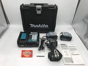 【未使用に近い】★Makita/マキタ 18v充電式インパクトドライバ TD173DRGXB[黒/Black] [ITU00CH68LHC]