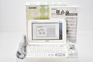 CASIO EX-word DATAPLUS9 XD-K9800WE 箱説付き 動作OK[カシオ][電子辞書][エクスワード][データプラス9][カラー液晶][大学生]H