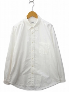 ジョンブル JOHNBULL 13709 長袖 コットン シャツ L WHITE(ホワイト) メンズ