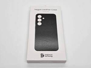 ★新品未開封★ Samsung Galaxy S24 Vegan Leather Case Black エコレザーケース｜Samsung純正品｜GP-FPS921HCABW