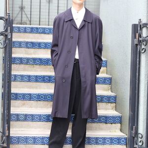 Aquascutum WOOL BALMACAAN COAT MADE IN ENGLAND/アクアスキュータムウールバルマカーンコート(ステンカラーコート)